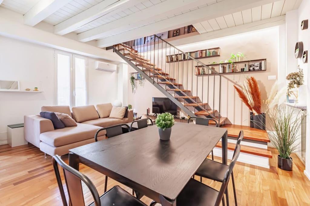 Апартаменти Elegante Loft Su 2 Piani A 5 Minuti Da San Siro Мілан Екстер'єр фото